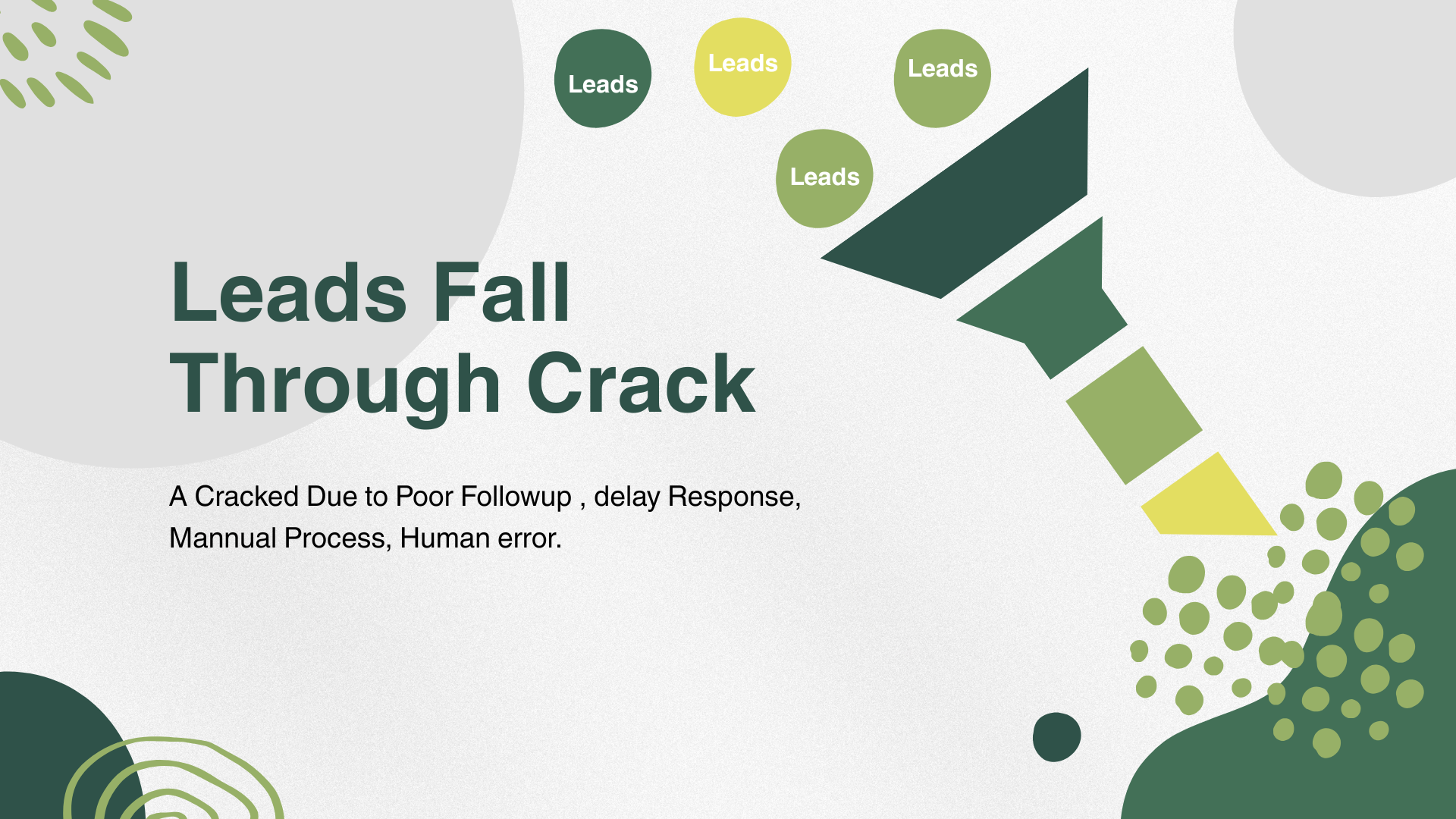 Stop Lead Leakage