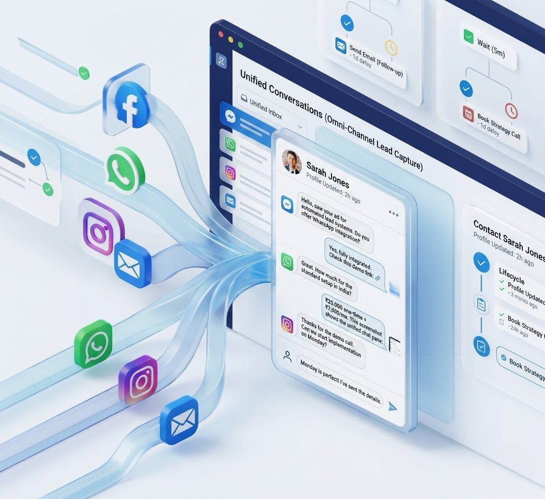 Multi-Channel Lead Capture System Dashboard