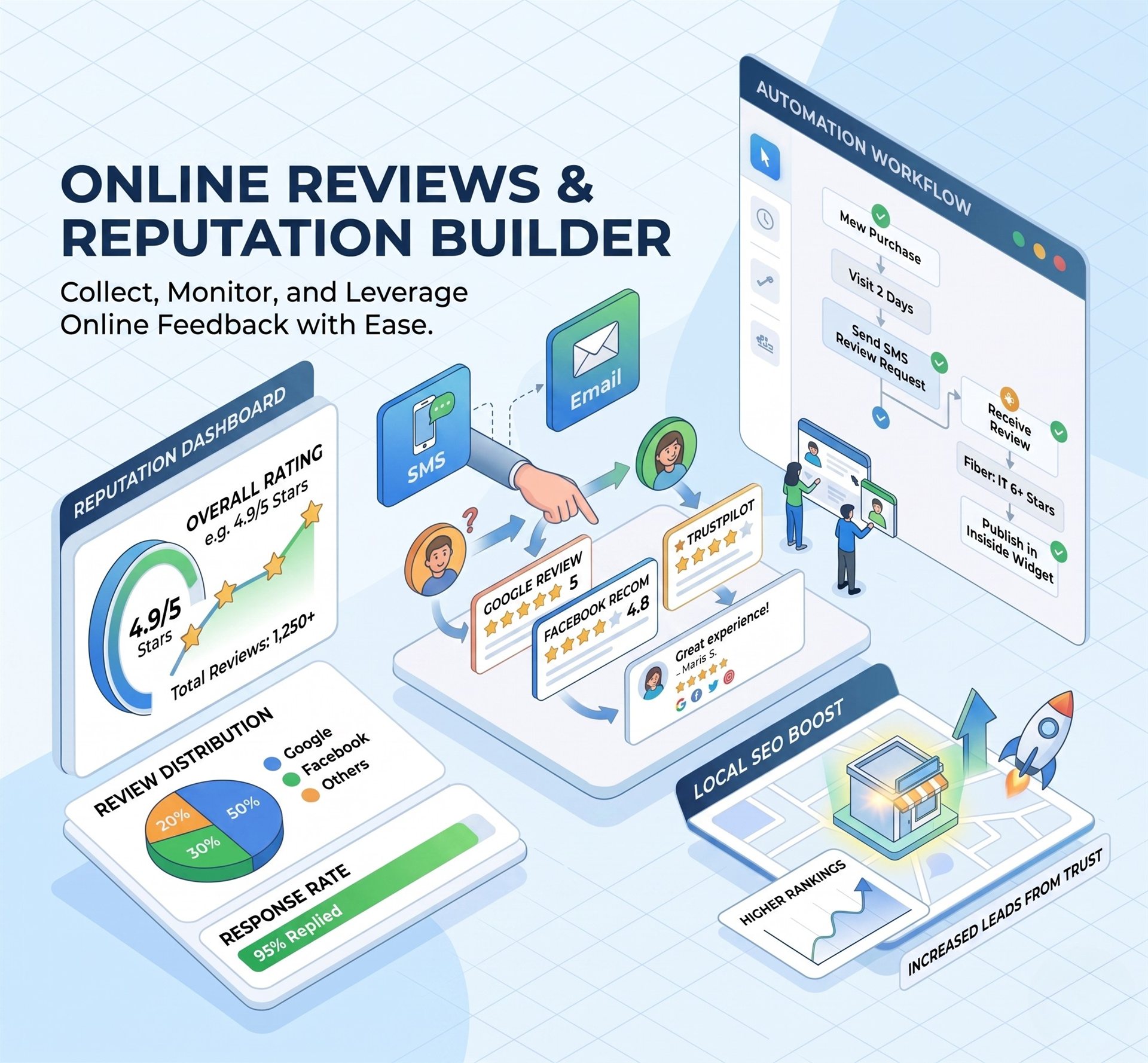 Reputation and Review Builder System